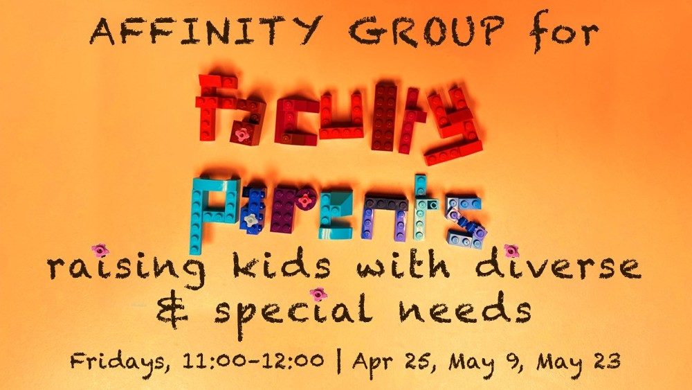 descriptive text in the form of toy blocks on a yellow background with descriptive text